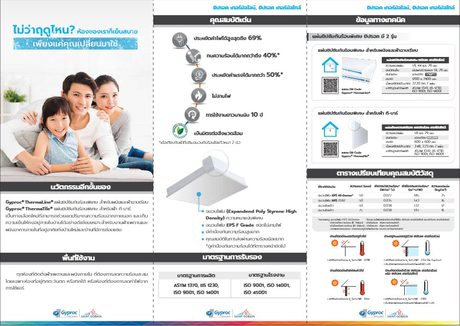 ปกแคตตาล็อก Gyproc Thermal (ไทย) 2019